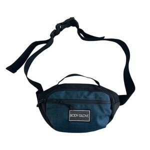 Body Glove Rogan Hip Fanny Pack Dark Navy Blue Small Travel Sling Waist Bag